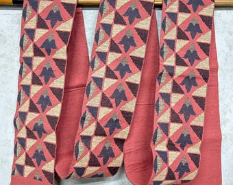 Ceinture Kimono Japonaise Vintage Fukuro Obi En Soie Traditionnelle - KIKUNOJOH