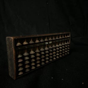 Japanese Vintage Abacus, Soroban/Japanese Soroban/Handmade Wooden Calculator/Japan Vintage/Free Shipping