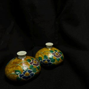 九谷焼の美術花瓶 - Etsy 日本