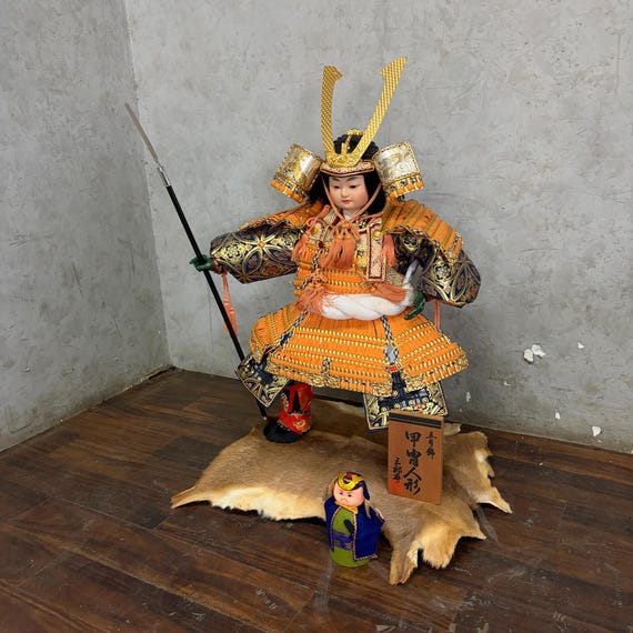 Traditional Japanese May Dolls by Saburoumaru (三郎麿) / Handmade
