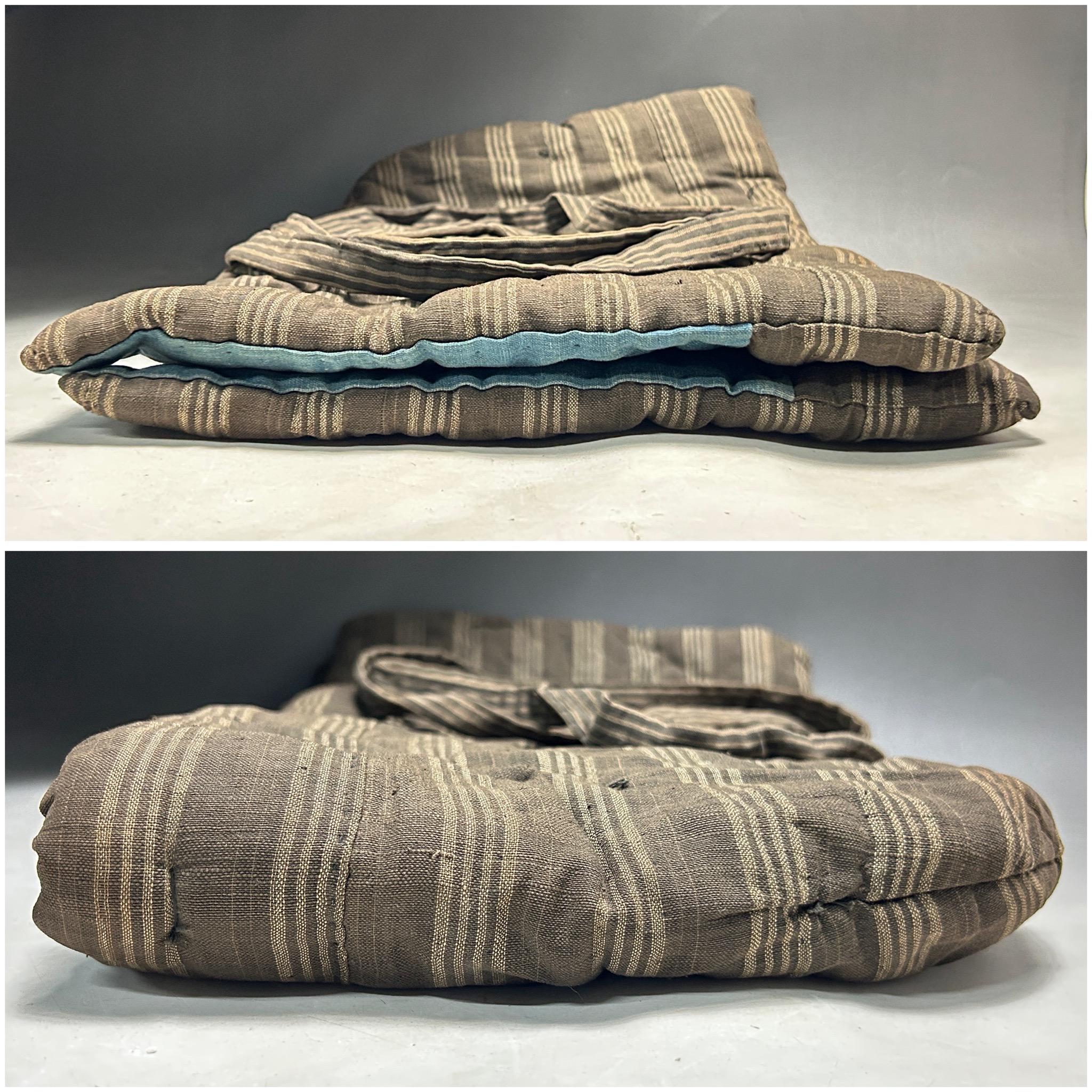 あおい工芸 あおい工芸 Vintage Japanese Indigo Dyed Padding Zukin/boro/aizome