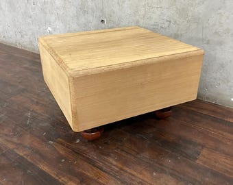 Tablero de Go de madera vintage/GOBAN/Mesa de juego de Go vintage japonesa/Igoban/Envío gratuito