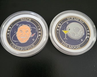 SpaceChristopher Challenge Coin