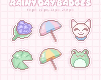 distintivi sub per i giorni di pioggia / emote Discord / Overwatch 2