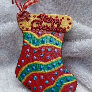 Merry Christmas Stocking Ornament....How cute
