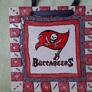 Tampa Bay Buccaneers Lover - Wall Tile to hang and think of Tom Brady