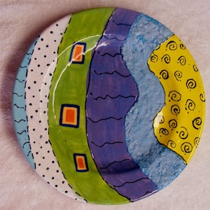 CrAzY PlAtE - gift or serving plate, diet plate or a decorative plate - MAYBE we should call it just a PLATE