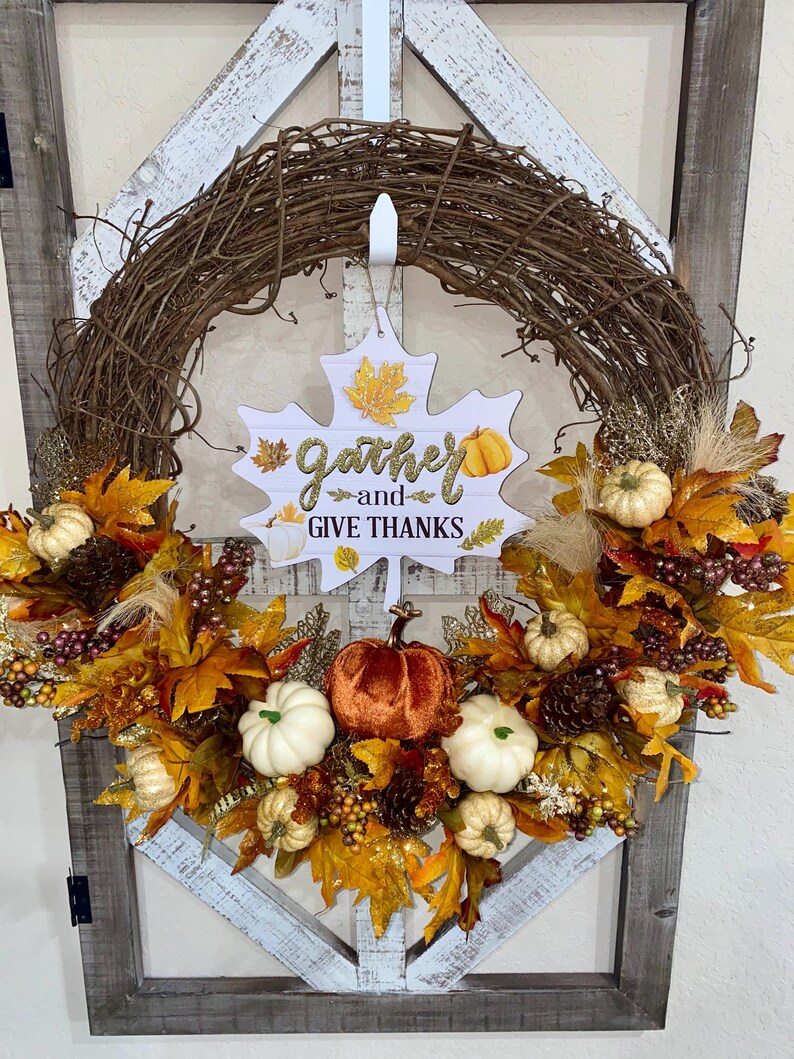 Fall | Wreaths | Fall Wreath | Pumpkins | Housewarming Gift | Fall ...