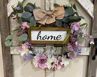 14 inch Floral Wreath