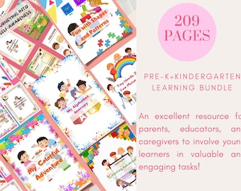 Preschool Worksheet, Learning Binder, Preschool Curriculum, Kindergarten Pre-K, Preschool Printables, Toddler Busy Book, Homeschool Resource