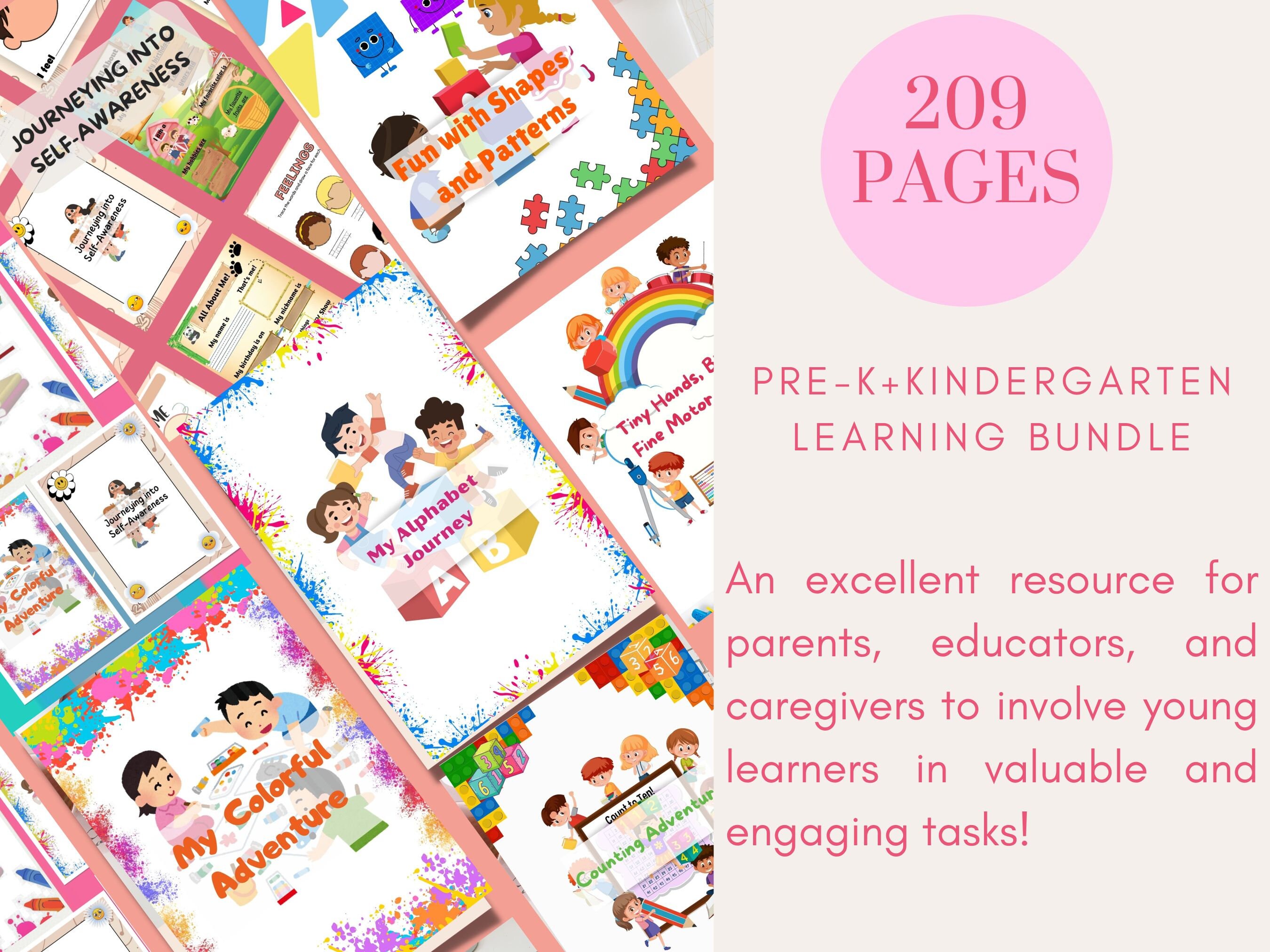 Preschool Worksheet, Learning Binder, Preschool Curriculum, Kindergarten Pre-K, Preschool Printables, Toddler Busy Book, Homeschool Resource