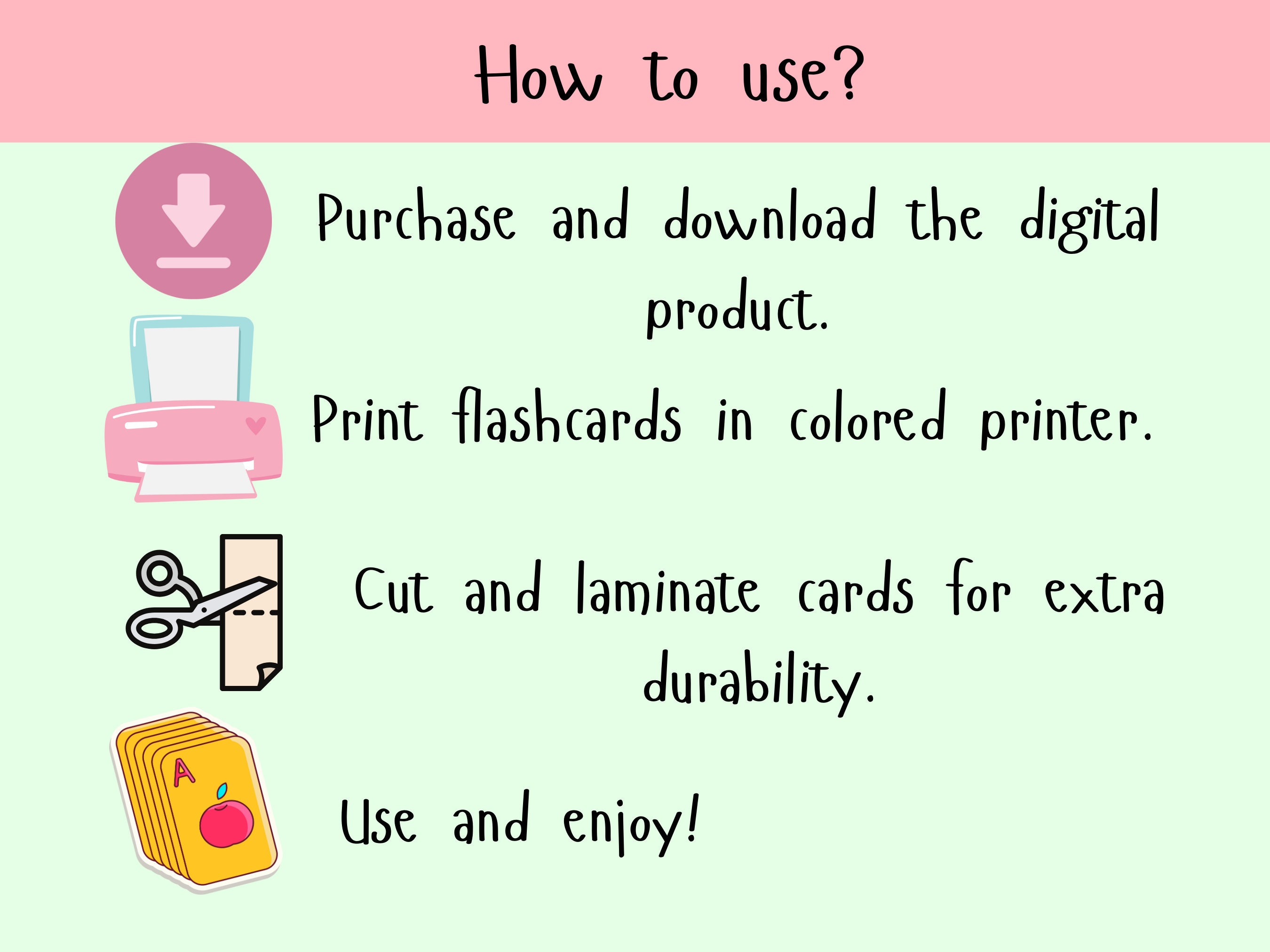 Flashcards Learning Bundle for Kids: Alphabet Flashcards,number ...