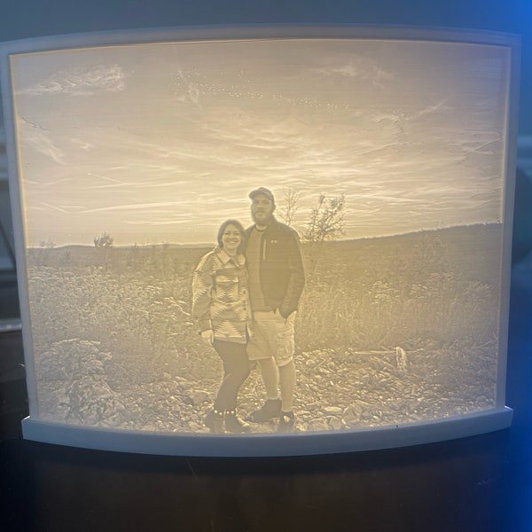 Lithophane Lamp and Stand