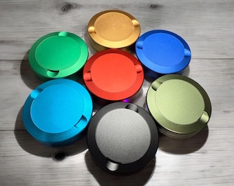 Lata de metal grabada personalizada: lata de tabaco personalizada, diseño impermeable