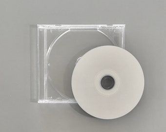 DIY Mixtape CD Custom Audio and CD Art Clear Jewel Case Works On Car Stereo And Cd Player Add Your Playlist