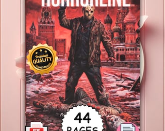 Horror Coloring Pages by Numbers in PDF + PNG, 44 Adult Horror Coloring Pages Horrorline, Mysteryous Coloring, Mystery Coloring Best Quality