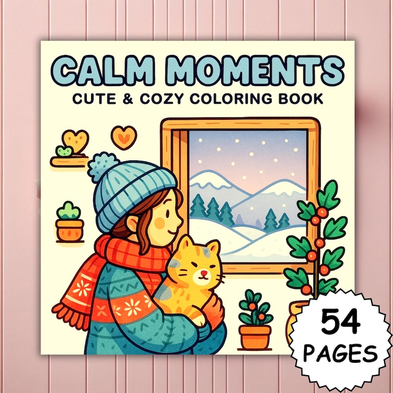 Calm Moments Bold and Easy Coloring Book for Adults - Coco Wyo Style ...