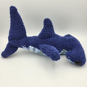 Crochet Hammerhead Shark Plushie