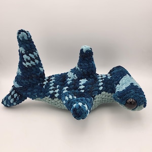 Crochet Hammerhead Shark Plushie