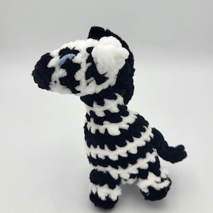 Crochet Mini Zebra Plushie