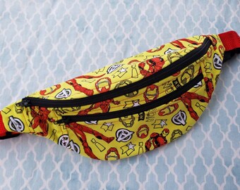 Spiderman Fanny Pack Bum Bag Theme Park Festival Kids Belt Bag Super Hero BFF Gift Kids Marvel Comics Universal
