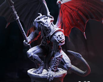 Bell Tower Gargoyle | NPC Monster Enemy Creature CoS | 32mm / 28mm / 75mm | Ideal for Tabletop RPGs | Dungeons and Dragons - Dm Stash