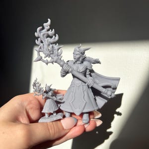 Verwandle Deinen HeroForge Mini in eine 75 mm Statue Statue | Nerdiges einzigartiges Geschenk | Ideal für Tabletop-Rollenspiele | Verliese und Drachen