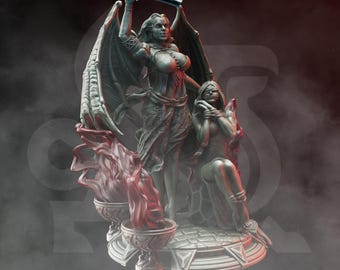 Erys | Vampir Verführerin W Geisel Monster Fluch Von Strahd | 32mm / 28mm / 75mm | Ideal für Tabletop-Rollenspiele | Dungeons and Dragons - Dm Stash