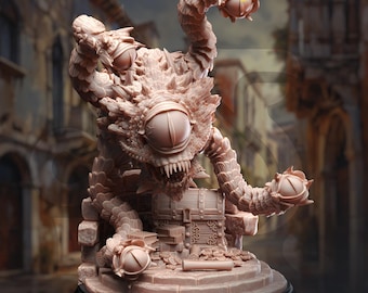 Der/die Beobachtete | Betrachter Betrachter Monsterfeind | 32mm / 28mm / 75mm | Ideal für Tabletop-Rollenspiele | Dungeons and Dragons - Dm Stash
