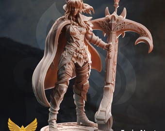 Exrin Nvata | Drow Waldläufer DND Miniatur | 32 mm Resin Rollenspielfigur Dungeons and Dragons