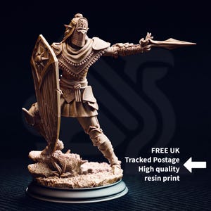 Seroca's Devout Design 3 / Elfo Combattente Ladro Cultista Nemico / 32 mm / 28 mm / 75 mm / Ideale per giochi di ruolo da tavolo / Dungeons and Dragons - Dm Stash