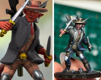 HeroForge Mini 3D Printing & Painting Service | High Quality Resin | Ideal For Dungeons and Dragons | TTRPG | Roleplaying Games