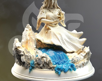 Minera Magier DND Miniatur | 32 mm Resin Rollenspielfigur Dungeons and Dragons
