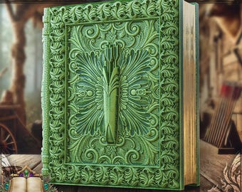 Libro de torre de dados de guardabosques / Tomo de almacenamiento de dados de Dungeons & Dragons / Bandeja de dados de rol / Regalo de bardo / Organizador de accesorios de TTRPG