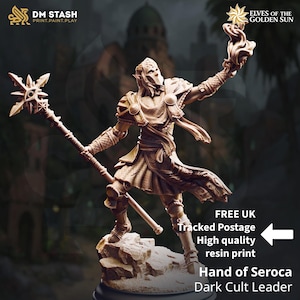 Mano di Seroca / Elfo Guerriero Mago Stregone Guerriero Paladino / 32 mm / 28 mm / 75 mm / Ideale per giochi di ruolo da tavolo / Dungeons and Dragons - Dm Stash