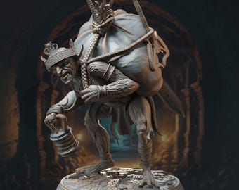 Mana Goblin Greed | Monster Enemy NPC Villian | 32mm / 28mm / 75mm | Ideal for Tabletop RPGs | Dungeons and Dragons - Dm Stash