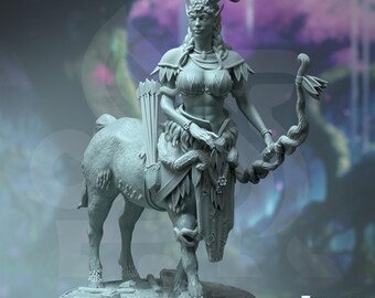 Tanagor Centaur Waldläufer DND Miniatur | 32 mm Resin Rollenspielfigur Dungeons and Dragons