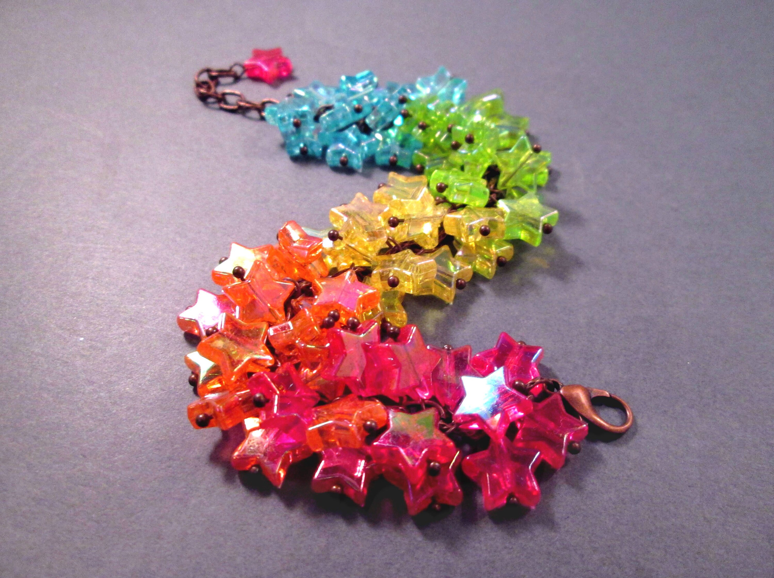 Cha Cha Mystic Multi Stretch Bead & Chain Bracelet