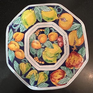 Vintage Parrint Italian Plate
