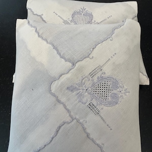 Envelope Lavender Sachet made from Vintage Napkin
