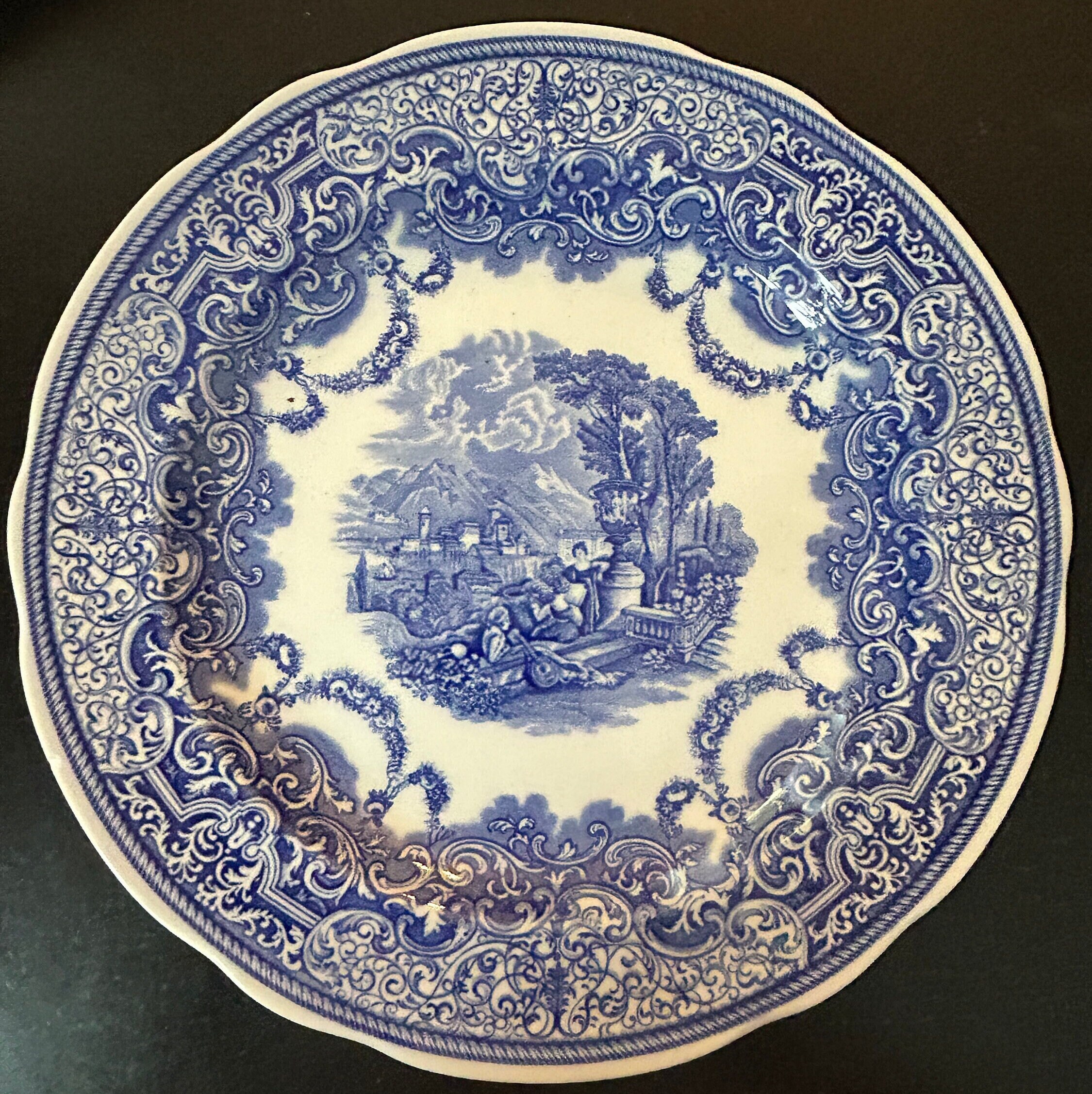 The Spode Blue Room Collection 'continental Views' Plate