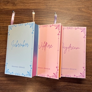 Maple Hills Hannah Grace Ombré Painted Edges Rebind Full Set Special Edition With Bookmark Charms