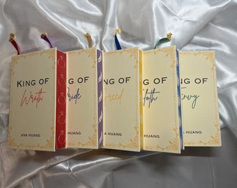 Kings of Sin Ana Huang Painted Edges Rebind Special Edition With Bookmark Charms