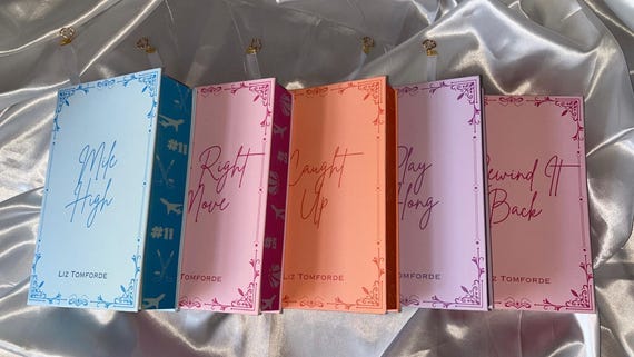 Windy City Series Liz Tomforde Handrebound Special Edition Set Painted Edges with Bookmark Charm