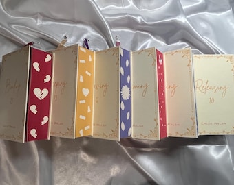 Boys of Tommen Chloe Walsh Inspired Handrebound Special Edition 6 Book Set Painted Edges with Bookmark Charms