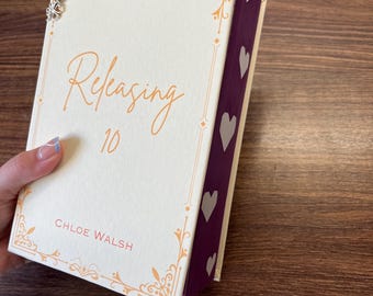 Boys of Tommen Releasing 10 Chloe Walsh Inspired Handrebound Special Edition Book Painted Edges with Bookmark Charm