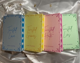 Twisted Ana Huang Painted Edges Rebind Full Set Special Edition With Bookmark Charms