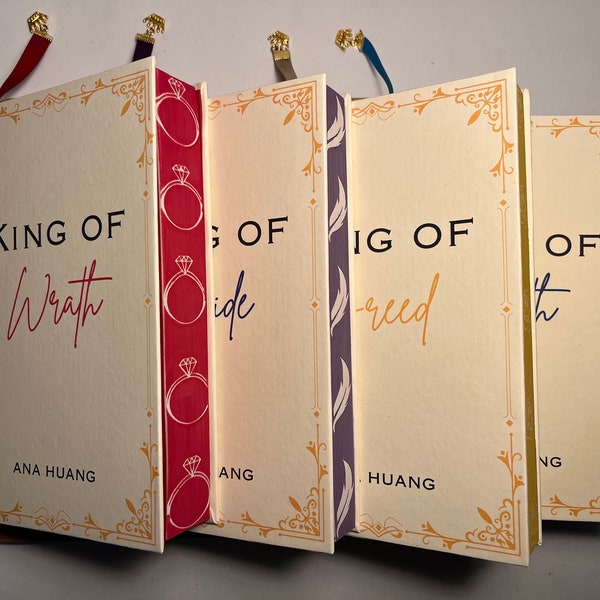 Kings of Sin, édition spéciale de la reliure d'Ana Huang, bords peints