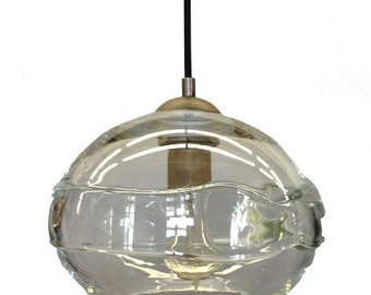 glass blown pendant lighting clear banded hand blown glass pendant light chandelier hanging lights pendant light etsy glass blown pendant lighting clear banded hand blown glass pendant light chandelier hanging lights pendant light etsy