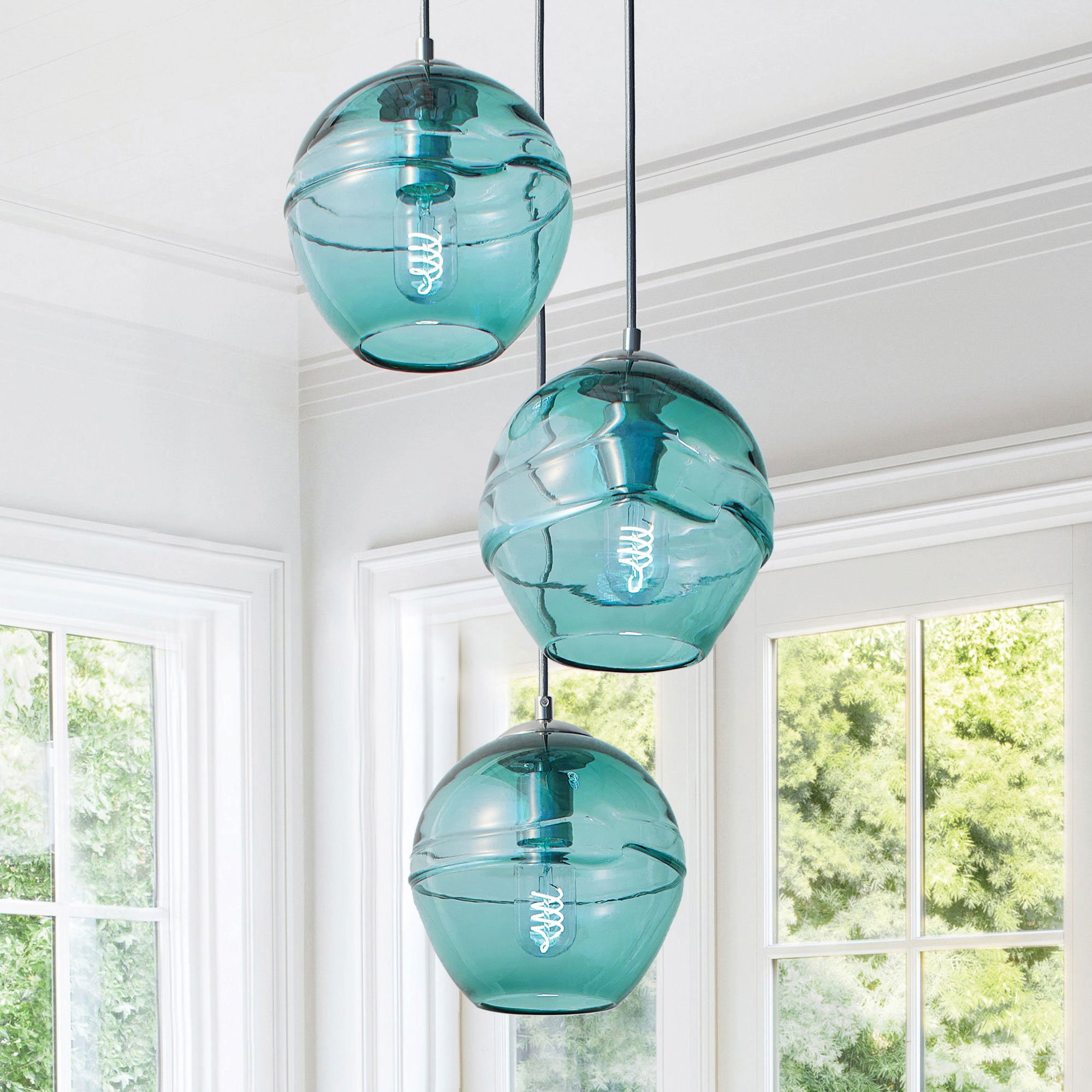 Fiona glass pendant online